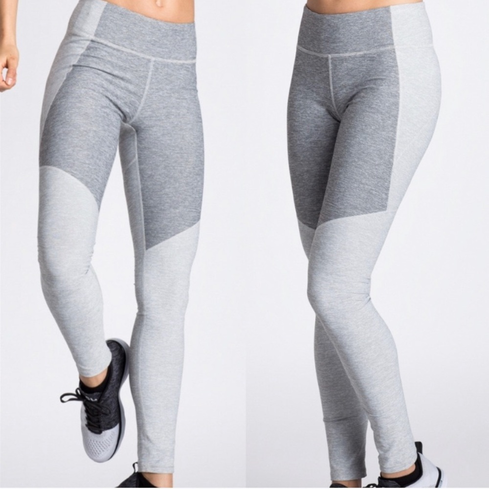 Outdoor Voices Two Tone Leggings - Grey